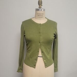 Karen Kane Olive Knit Top